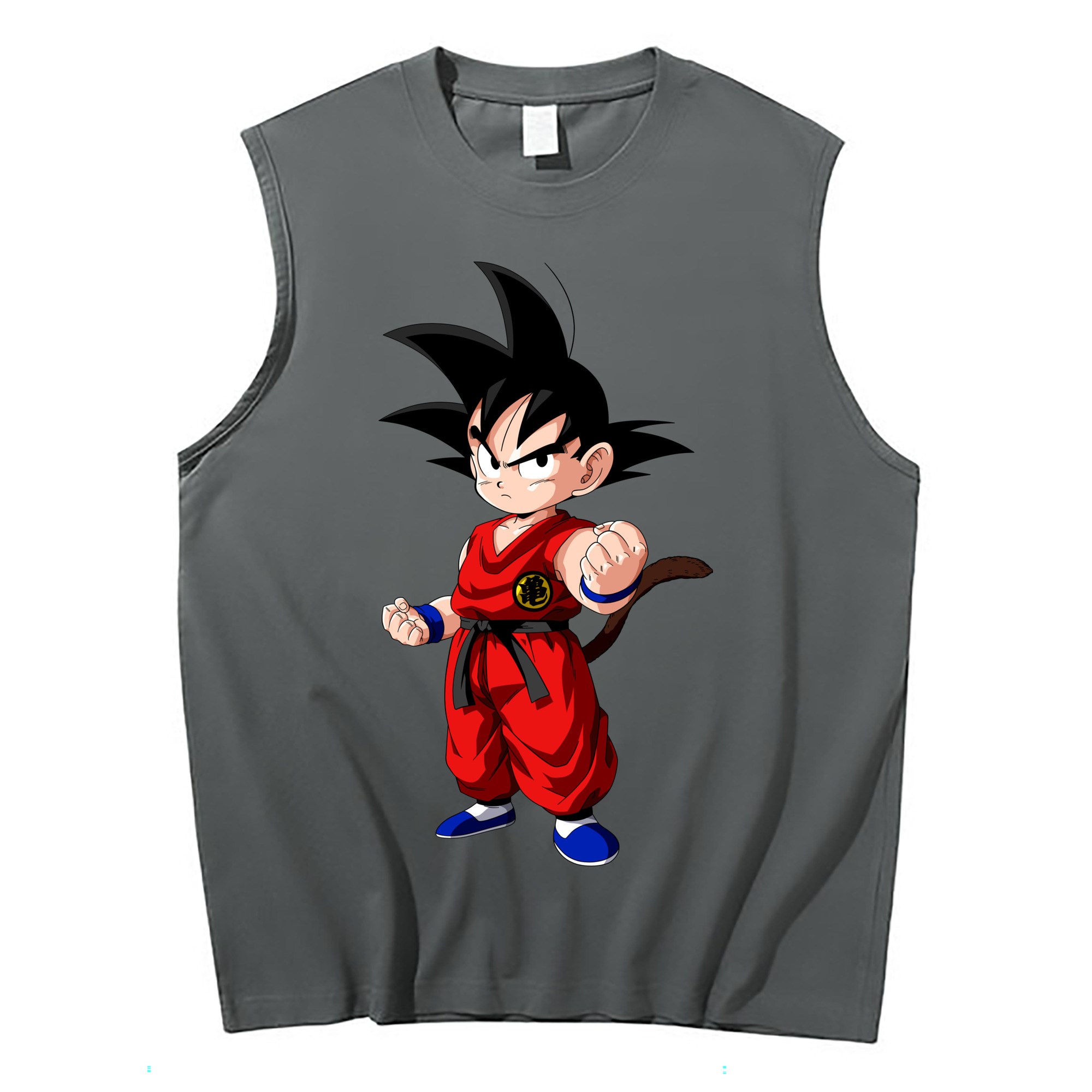 （画像用） ドラゴンボール 孫悟空（そん ごくう）Son Goku カカロット DRAGON BALL Kakarotto コットン100％タンクトップ（フロントプリント）